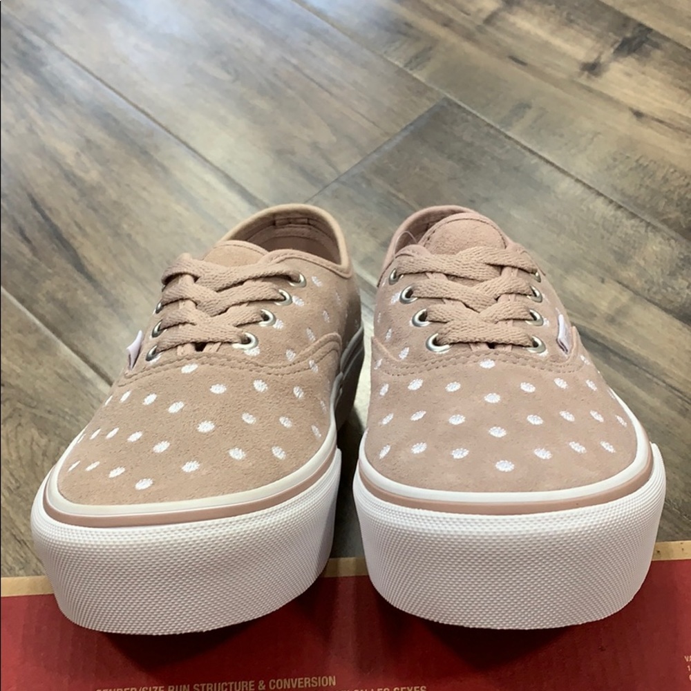 VANS AUTHENTIC PLATFORM SUEDE POLKA DOT WMNS - Picture 4 of 16